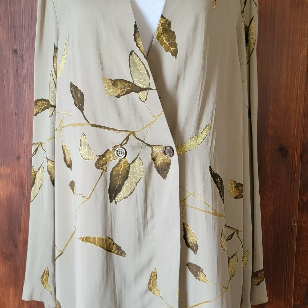 New Old Stock Russell Kemp 16 Taupe Gold Leaf Layering Jacket Deadstock USA Made - Picture 8 of 16